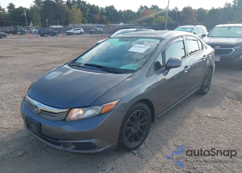 2012 Honda Civic Ex from USA, damaged, VIN 2HGFB2F89CH573297